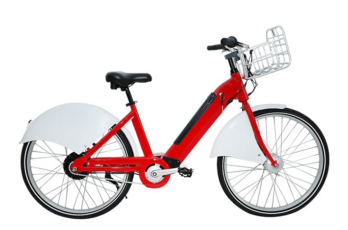 Offentlig cykel til salgsproducent introducerer processen med at låne og returnere offentlige cykler